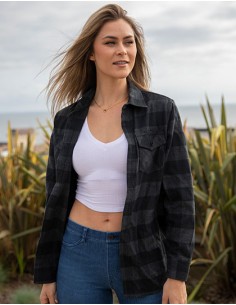 I-EXP50F-Unisex Flannel Shirt 2